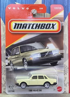 '25 MATCHBOX 1986 VOLVO 240 ESCALA 1:64 VOLVO SERIES EE. UU. ¡¡STOCK!!! Foto 1 de 3