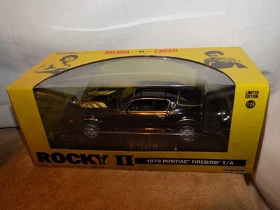 1979 PONTIAC FIREBIRD T/A BLACK "ROCKY II" MOVIE 1/24 DIECAST GREENLIGHT 84171 - Image 1 of 3