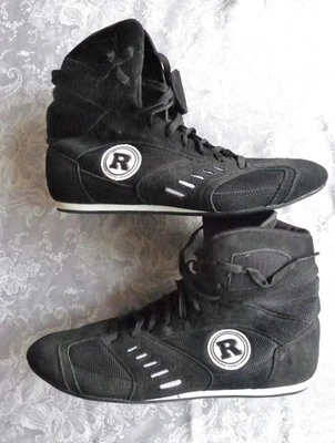 Ringside Power Boxing Shoes Black Size 12 - Image 1 of 2