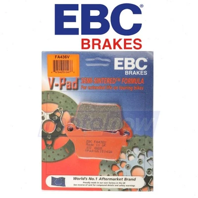 EBC Rear Semi-Sintered V Brake Pads for 2007-2020 Honda CBR600RR - Brake km Foto 1 de 4