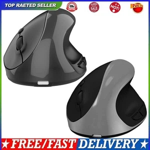 2.4G Vertical Wireless Mouse Rechargeable 2400 DPI for Laptop Desktop PC Macbook - Afbeelding 1 van 14