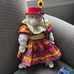 1991 North American Bear Co. Hurdy Gurdy - Monkeys “GERTIE” W/tag - Picture 1 of 21