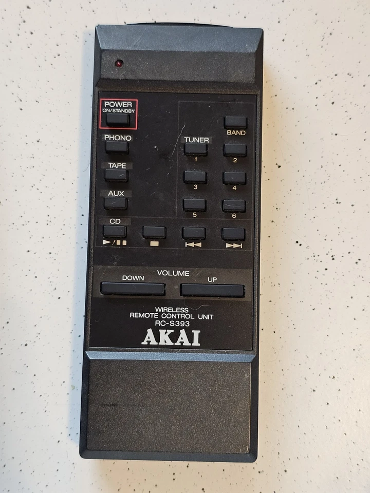 Télécommande officielle / originale chaîne Hi-Fi - Akai RC-S393 - Image 1 of 1