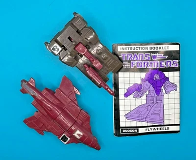 VINTAGE G1 Transformers Duocon Flywheels 1987 100% Complete W INSTRUCTIONS - Image 1 of 4