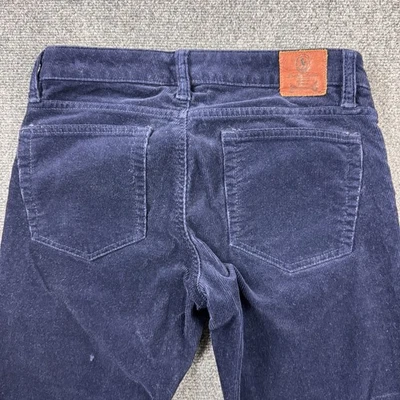 Pantalones deportivos de pana para mujer Ralph Lauren de colección azul marino calce ajustado talla 6 Foto 1 de 4