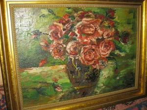 HOHENEGGER-DACHAU Simon, *1898 Blumenstillleben Selten! - Bild 1 von 1