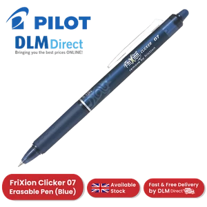 Pilot FriXion Clicker Erasable Gel Rollerball Multiple Pens 0.7mm Tip - Blue - Picture 1 of 12