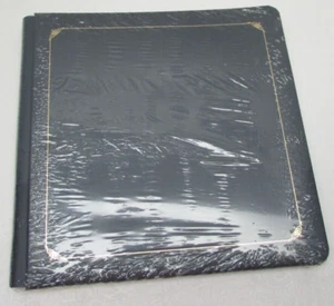 CREATIVE MEMORIES 12”X12” SCRAPBOOK ALBUM PREMIERE BLUE W/GOLD 15 PAGES - Picture 1 of 7