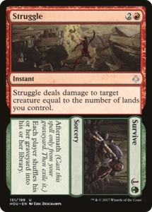 STRUGGLE // SURVIVE ~mtg NM-M Hour of Devastation Unc x4 - Picture 1 of 1