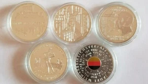 DEUTSCHLAND 20 EURO KOMPLETT 2018 & 2019 UNC BU 10 KURSMÜNZEN SILBER SÄTZE UNC NR - Bild 1 von 4