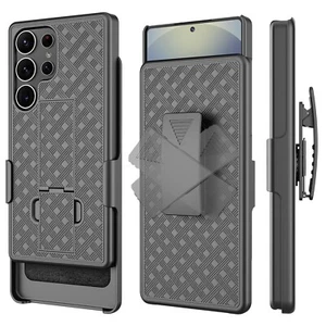 For Samsung Galaxy S25 Ultra Plus S24 S23 FE Case Belt Clip Holster Stand Cover - Picture 1 of 9
