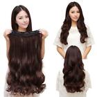  Natural Lady 3/4 Full Head Clip In Hair Extensions Curly Wavy Straigs G6G8