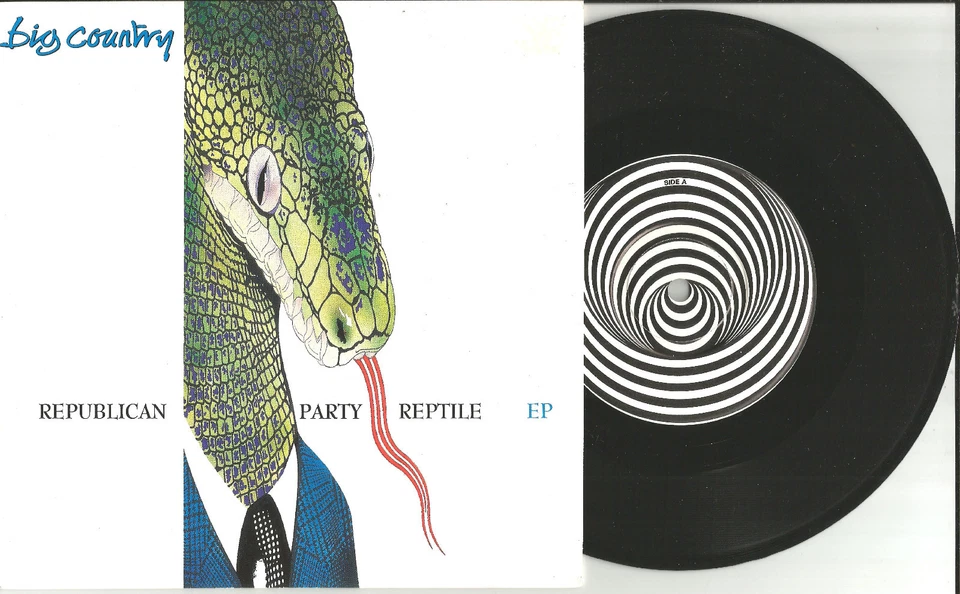 BIG COUNTRY Republican w/ 2 UNRELEASED TRX EUROPE PRESS 7 INCH Vinyl USA Seller - Image 1 of 1