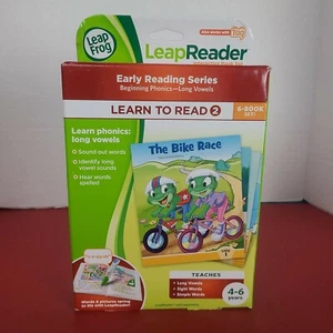 Leap Frog Learn to Read 6 Book Set Teaches Long Vowels Sight Words Simple Words - Picture 1 of 12