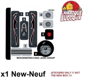 LEGO 1x Sticker Autocollanttechnic Moto Motorcycle Bike 42132 New - Picture 1 of 1