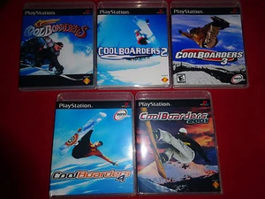 EMPTY CASES!  Cool Boarders 1 2 3 4 2001 Collection PlayStation PS1 PSX - Picture 1 of 12