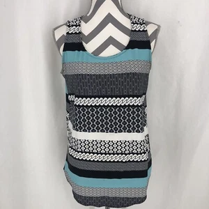 Vintage  Van Heusen Womens Blouse Size Medium Sleeveless Tank Made In USA - Picture 1 of 4