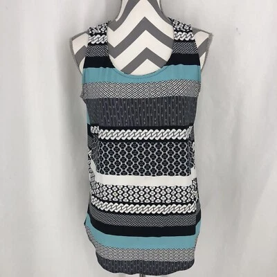 Blusa vintage Van Heusen para mujer talla mediana sin mangas hecha en EE. UU. Foto 1 de 4