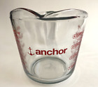 Anchor Hocking 4 - Cup 1 Quart 1 Liter Glass Measuring Cup, Vintage Ships Fast,