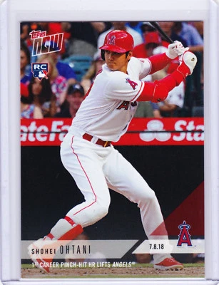 Shohei Ohtani Angels 1st Career PH HR Topps NOW Moment 432 on 7/8 2018 PR=3430 - Image 1 of 2