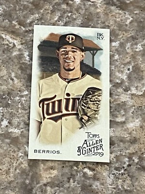 2019 Topps Allen & Ginter Mini Jose Berrios #114 Minnesota Twins Baseball Card - Image 1 of 2