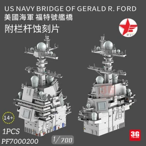 WULA MODELS PF7000200 1/700 US NAVY BRIDGE OF GERALD R.FORD 3D stampa 1 pezzo - Foto 1 di 4