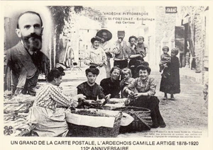 Carte postale AUBENAS ARDÈCHE un grand de la CAMILLE ARTIGE ST FORTUNAT - Imagen 1 de 1