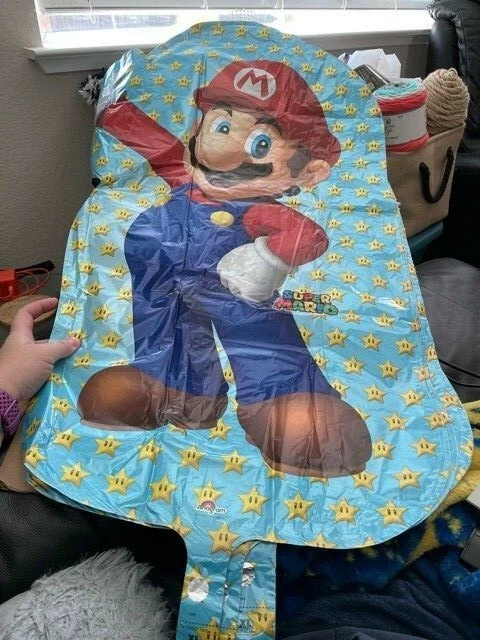Nintendo Super Mario - Mario XL Jumbo Super Shape Foil Balloon Decor New!!! - Image 1 of 1