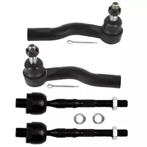 4x Front Inner / Outer Tie Rod Ends For 2010-2011 Mercury Milan Ford Fusion 2.5L - Picture 1 of 12