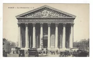 Cartolina Parigi divisa - La Madeieine L.D. - Foto 1 di 2
