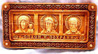 Wood Carved God Christian Orthodox Icon Religious Wall Hanging Panno New Catholi