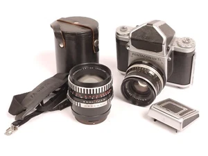 Pentacon Six TL Kit w/80mm & 120mm Biometar Lenses/WLF & Prism Finder - Nice - Picture 1 of 7