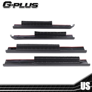 Fit For 14-18 Silverado 1500 Black Rocker Panel Protector Guard Covers Set of 4 - Picture 1 of 9