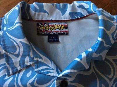 Camisa Hawaiana Manga Corta Quiksilver Para Hombre Rayón Poliéster Talla Grande Foto 1 de 4
