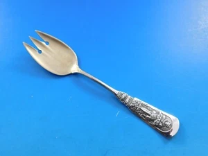 Fontainebleau by Gorham Sterling Silver Ice Cream Fork Gold Washed 5" Original - Picture 1 of 5