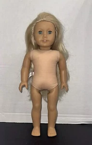 18" American Girl Doll TLC Caroline Abbott Aquamarine Eyes Blonde Hair - Picture 1 of 9