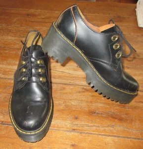 Dr. Martens Leona Lo Plateau Oxford Schuhe schwarz Damengröße 6 - Bild 1 von 11