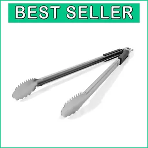 Extra Long 26-Inch BBQ Tongs - Ideal for Safe Grilling & Versatile Cooking - Picture 1 of 9