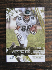 2009 Donruss Rookies & Stars BRIAN WESTBROOK Elements Gold Football Card 104 R&S