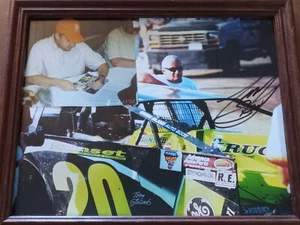 Tony Stewart Photo taken At Dirt Track Lebanon Valley And Autographed At Daytona - Picture 1 of 4