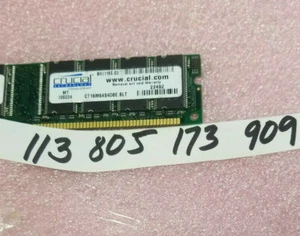 128MB 1RX8 SDRAM SD SDR PC PC100 168PIN 100MHZ NON-ECC 16X8 8CHIPS - Picture 1 of 1