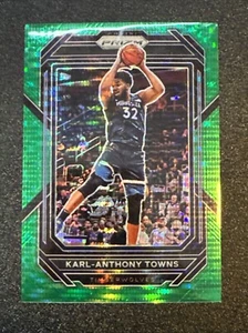 Karl Anthony Towns 2023-24 Prizm #78 Green Pulsar Prizm #/25 NBA - Picture 1 of 2