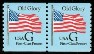 #2888 'G' Old Glory, Coil Pair, Mint **ANY 5=FREE SHIPPING** - Picture 1 of 1