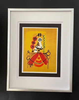 毕加索 + 仿真肖像 + 1973 年签名印刷品 + 安装在新框架中 — 第 1/3 张图片