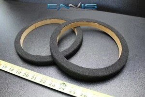 2 MDF SPEAKER RING SPACER 8 INCH CARPET WOOD 3/4  FIBERGLASS 08CBK - Picture 1 of 4