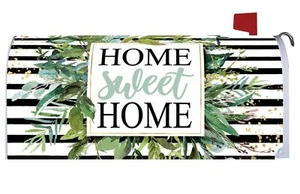 Striped Greens Mailbox Cover - Picture 1 of 1