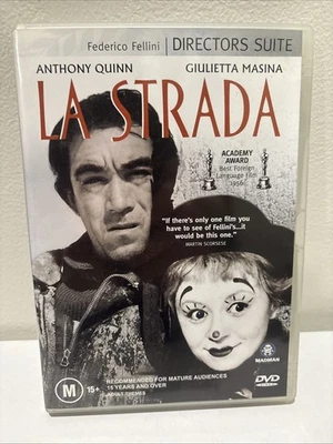 La Strada DVD 1954 -DIRECTOR’S SUITE Anthony Quinn Italian Film All Regions - Image 1 of 4