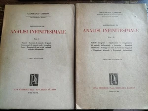 ISTITUZIONI DI ANALISI INFINITESIMALE Gianfranco Cimmino PATRON '60 - Picture 1 of 1