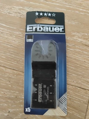 ERBAUER MLT45703 MULTI MATERIAL CUTTING BLADE 34MM PACK OF 5  MLT45703 - Image 1 of 2