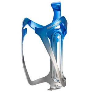 ROCKBROS Bottle Cage Holder Bicycle Road Bike Aluminum blue-gray #4 1pcs - Picture 1 of 7
